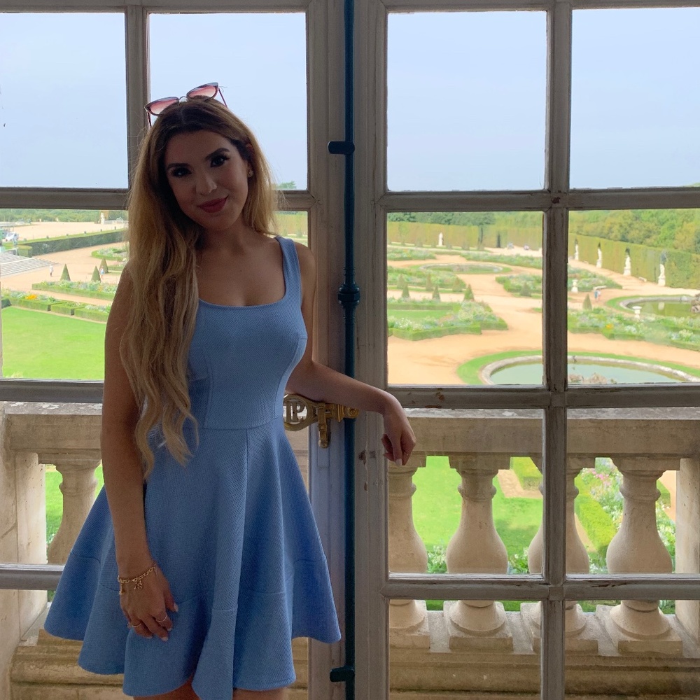 Periwinkle blue dress (Lulu brand)